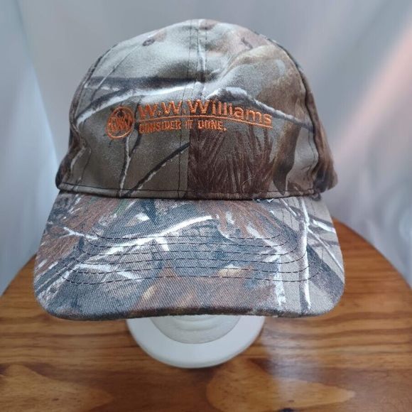 "CONSIDER IT DONE" WW Williams Advertising Trucker Hat Cap Camo Strapback - Picture 1 of 5